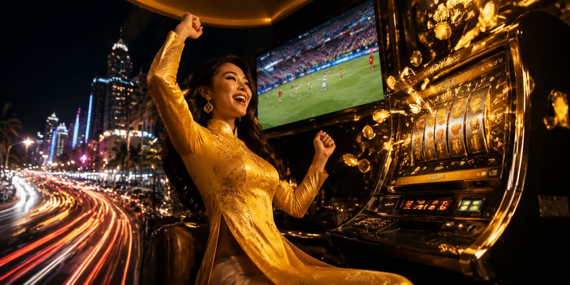 Máy slot game với hình ảnh áo dài truyền thống